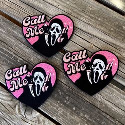 Ghost Face Scream Iron On Patches For Jackets , Jeans , Hoodies, Sweaters , DIY crafts