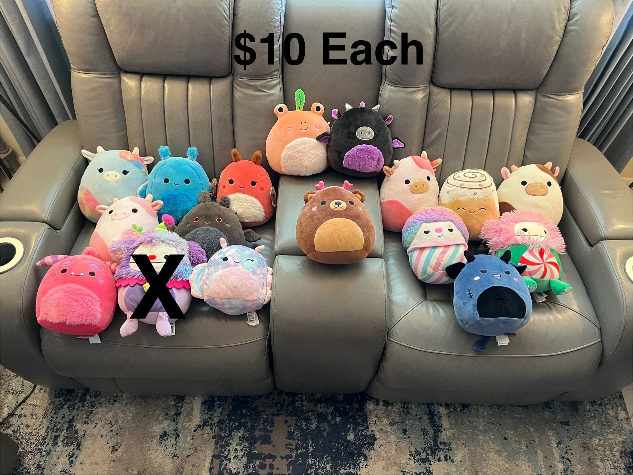 Squishmallows-Lot Of 8”
