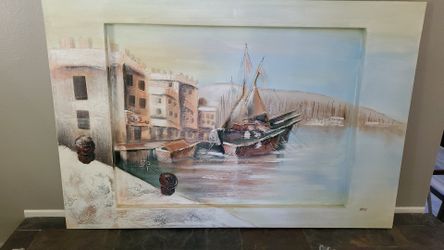 Acrylic paint on canvas