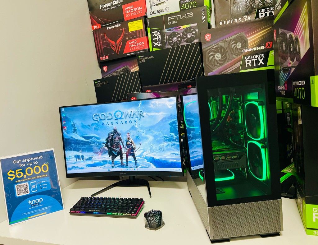 NEW AREA-51 Custom Built Gaming PC Full RGB Set, Intel Core i5 Processor/16GB RAM/1TB Warranty Included‼️Radeon 7800 XT GPU FINANCE AVAILABLE