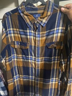 Men flannel 2xl