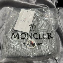 Moncler Beanie Light Gray