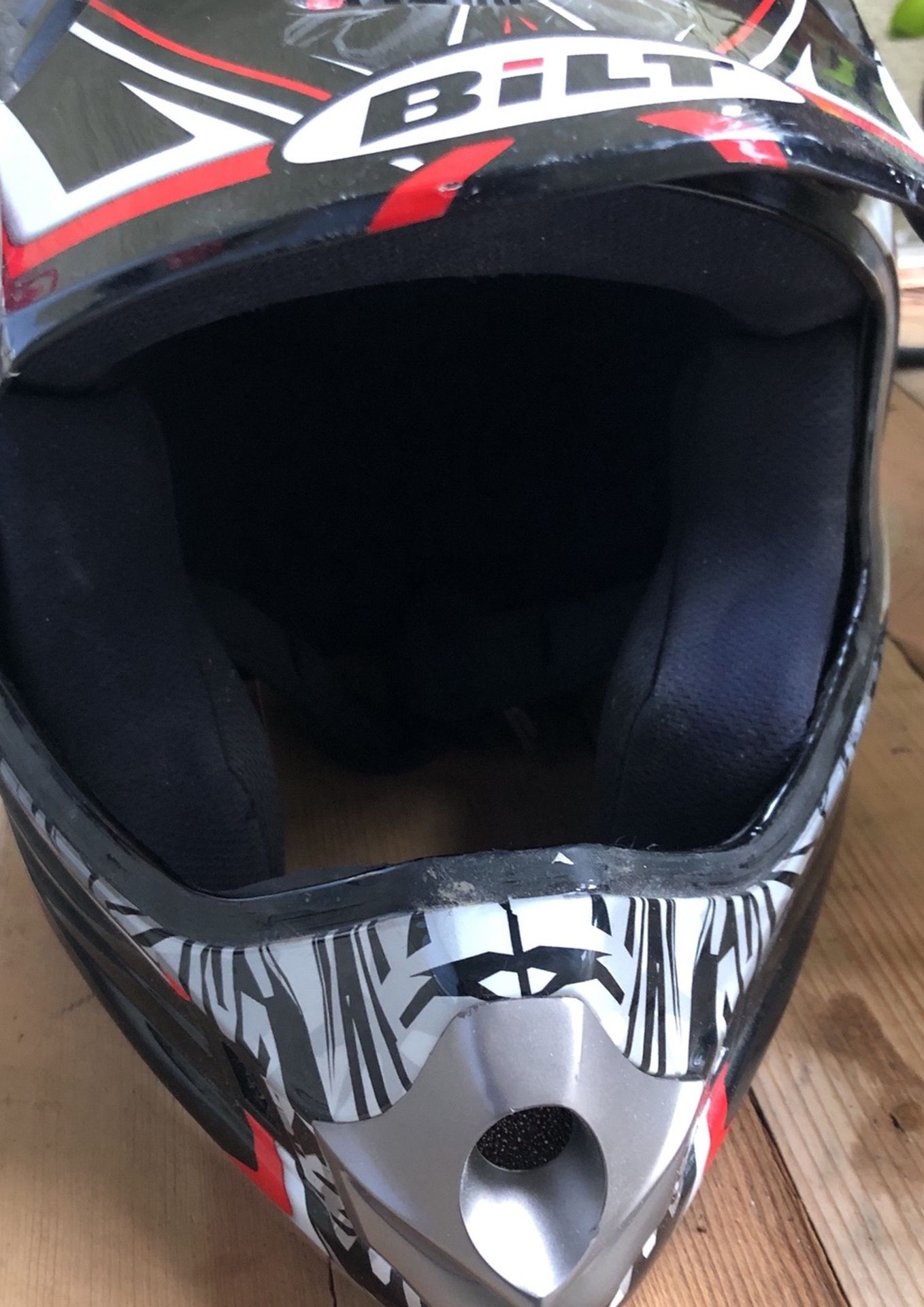 Photo Bilt Youth Motorcycle Helmet Size Medium