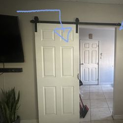 Barn Door and Assembly Ready to Install