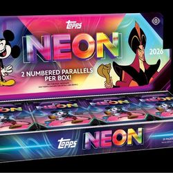 2026 Topps Disney NEON Hobby Box