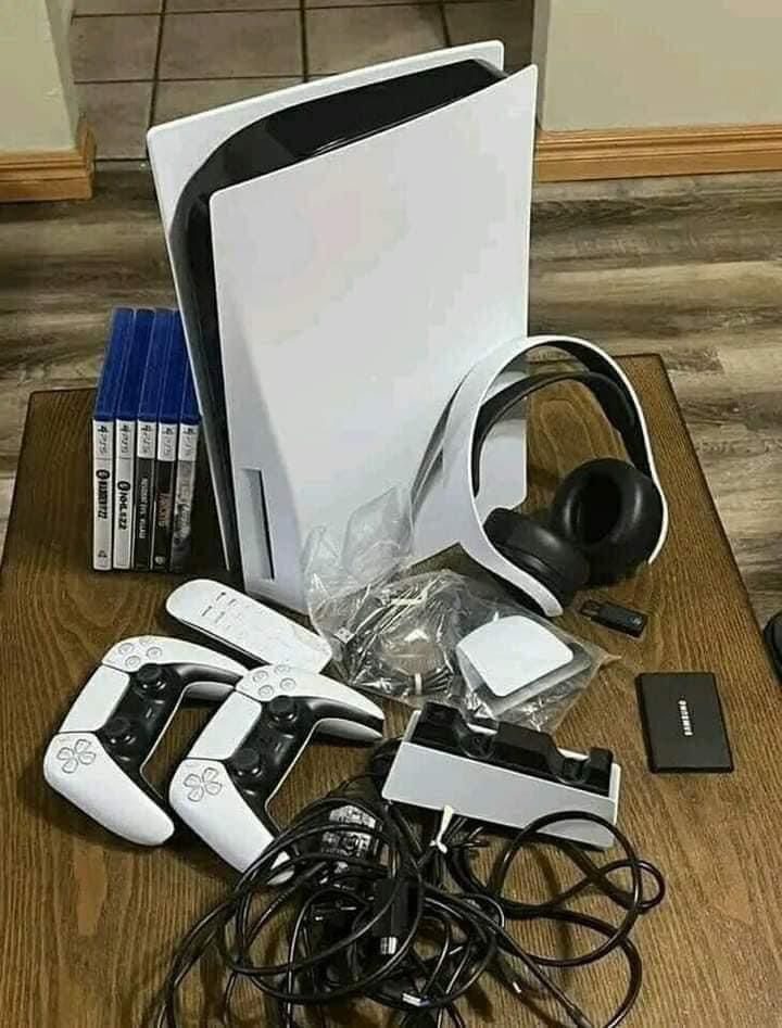 Few Months Used PS5 With Accessories For Sale