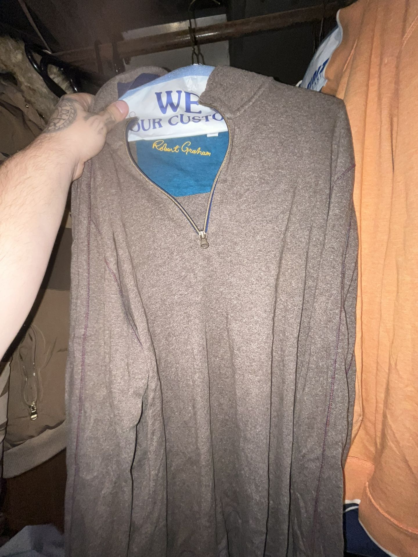 Brown Robert Graham Turtle Neck