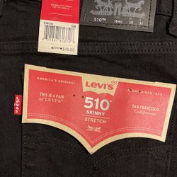 Levi’s 510 SKINNY  W 29  L 31  STRETCH 