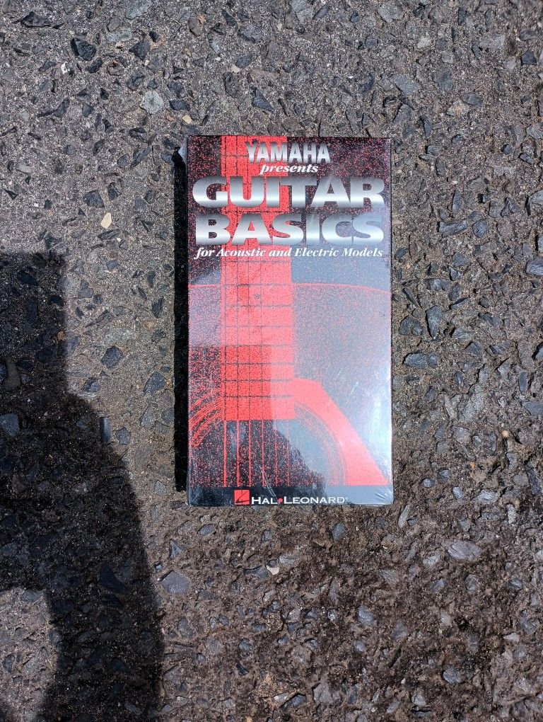 3/$10 🌟 NEW Yamaha Guitar Basics Guide VHS Tape