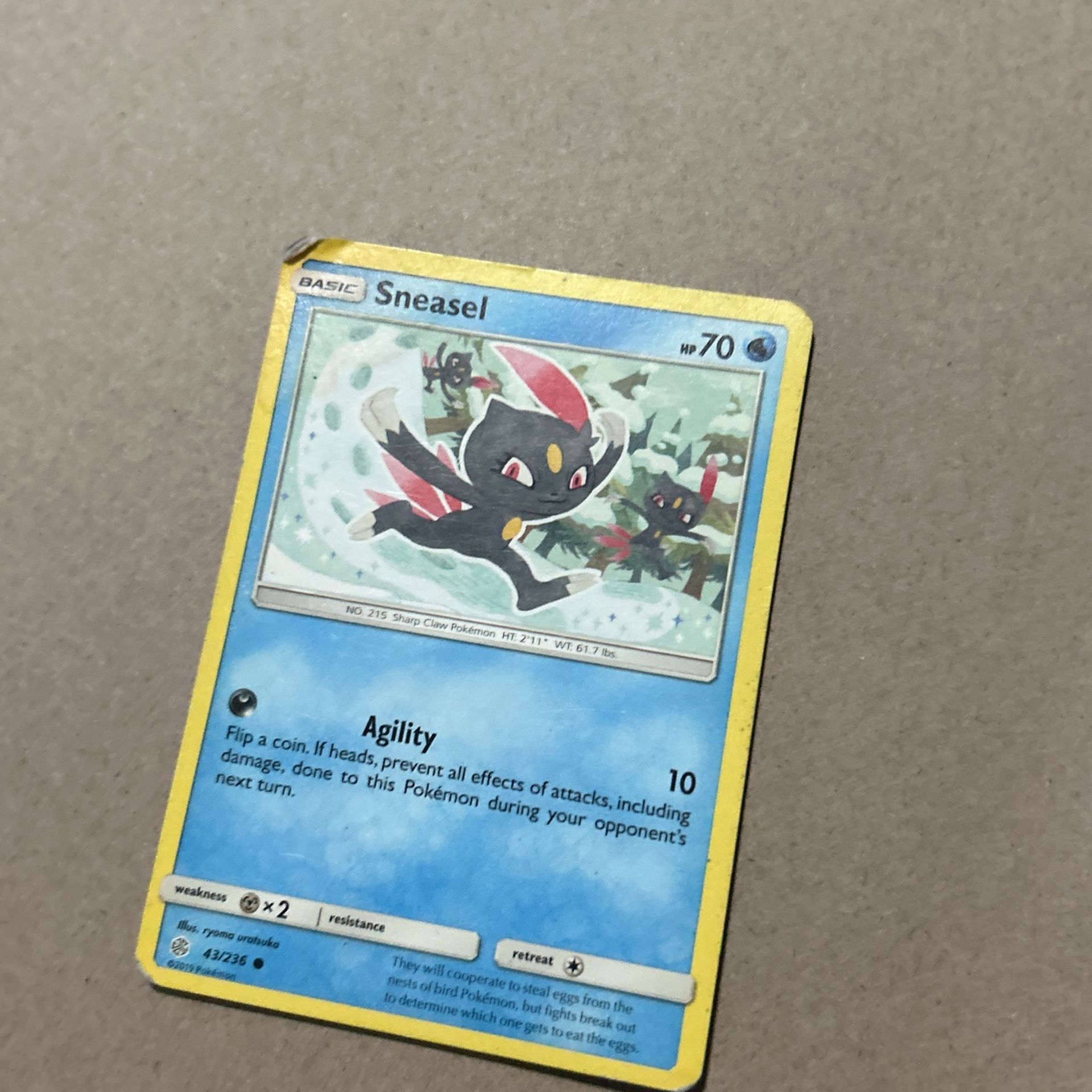 Six Pokémon cards