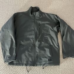 https://offerup.com/redirect/?o=UmVsaWtvbi1UZXguY29t Dark Olive Green Fleece Lined Windbreaker Jacket XL