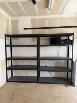 Heavy duty metal storage rack