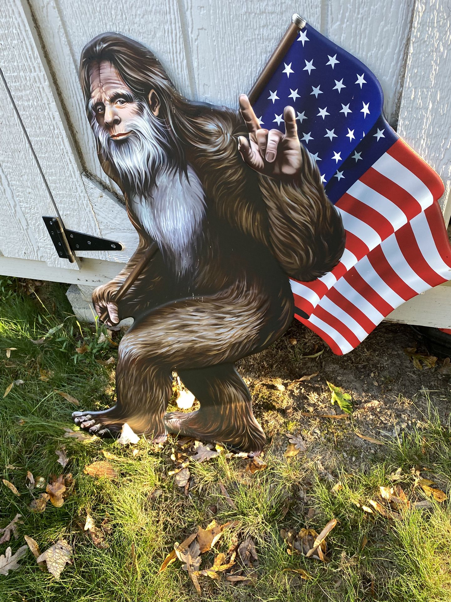 Bigfoot Metal Sign
