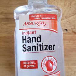 Assured Hand Sanitizer, Vitamin E and Aloe, NEW

