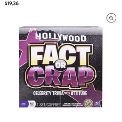 Hollywood Fact Or Crap Game 