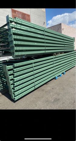 Green Pallet Rack Beams