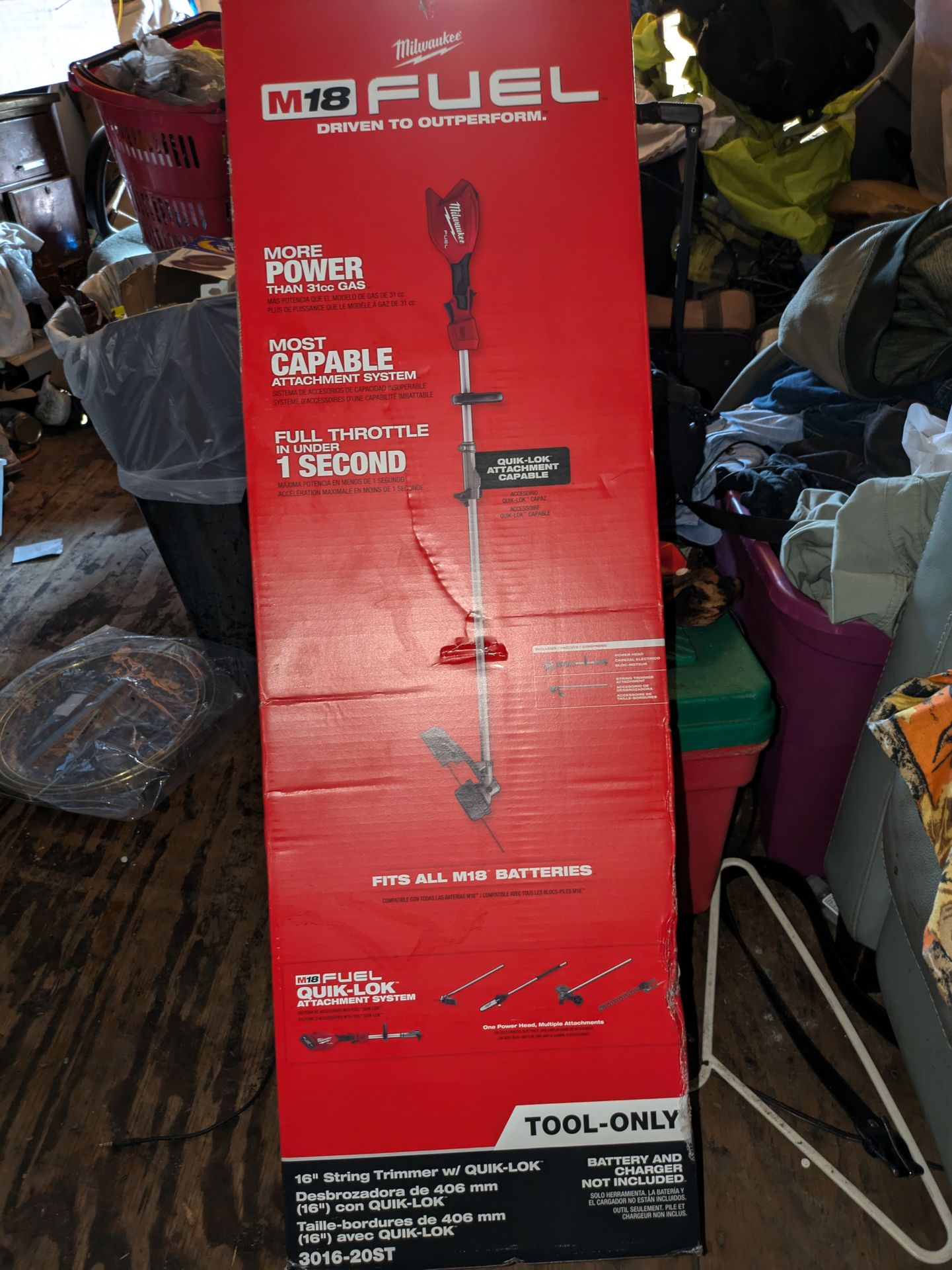 Milwaukee M18 string trimmer tool only 3016-20ST