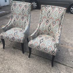 SET OF WINGBACKS CHAIRS 