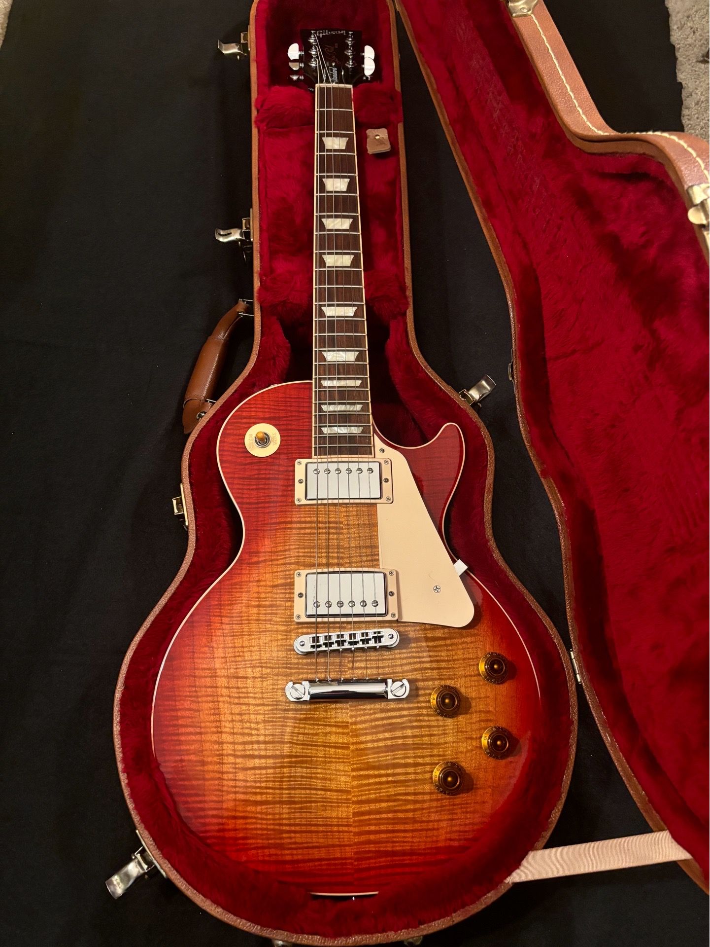 Gibson Les Paul Standard 2016 AAA Flame Top Heritage Cherry Sunburst ...