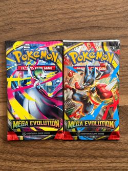 Pokemon Mega Evolution Booster Packs x2