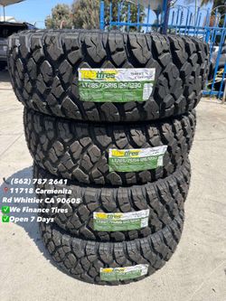 LT285/75R16 TBB MUD TIRES Set of Tires Installed and Balanced Set de Llantas Nuevas Instaladas y Balanceadas