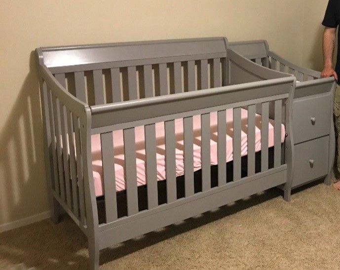 Crib For $100 Plus Changing Table, No Mattress 