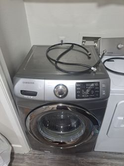 Washer and dryer.