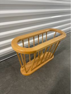 Wooden Magazine Rack Mid Century Modern