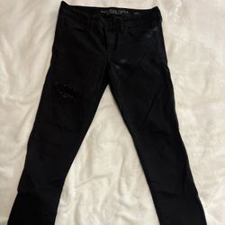 Black American Eagle jegging super stretch  jeans Size 10