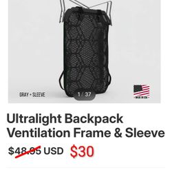 Backpack Ventilation Frame with Sleeve (NEW)
