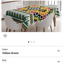 Ambesonne Moroccan Tablecloth 60”X84”(cash & pick up only)price firm