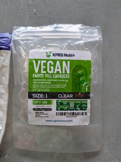 FREE size 00 and size 1 capsules