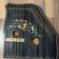 Antique Hammer chord ZITHER from the 19th century German Made