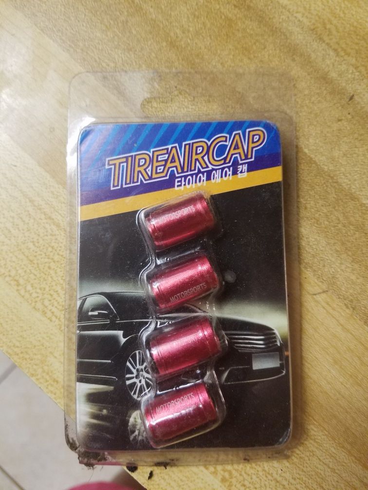 Mini Cooper tire valve caps