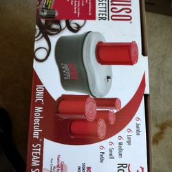 Hair beauty set Ionic Molecular Steam Setter 110V plugin electric 30 rollers including

Brand new Not used
