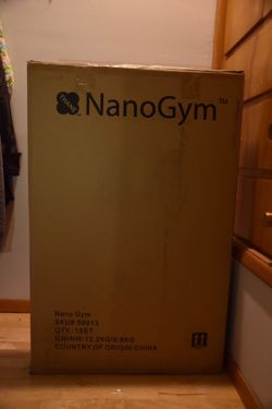 Unopened Nanogym, supreme workout machine.