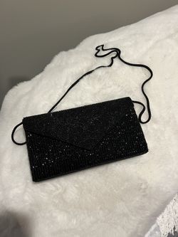 Beaded Black Evening Bag