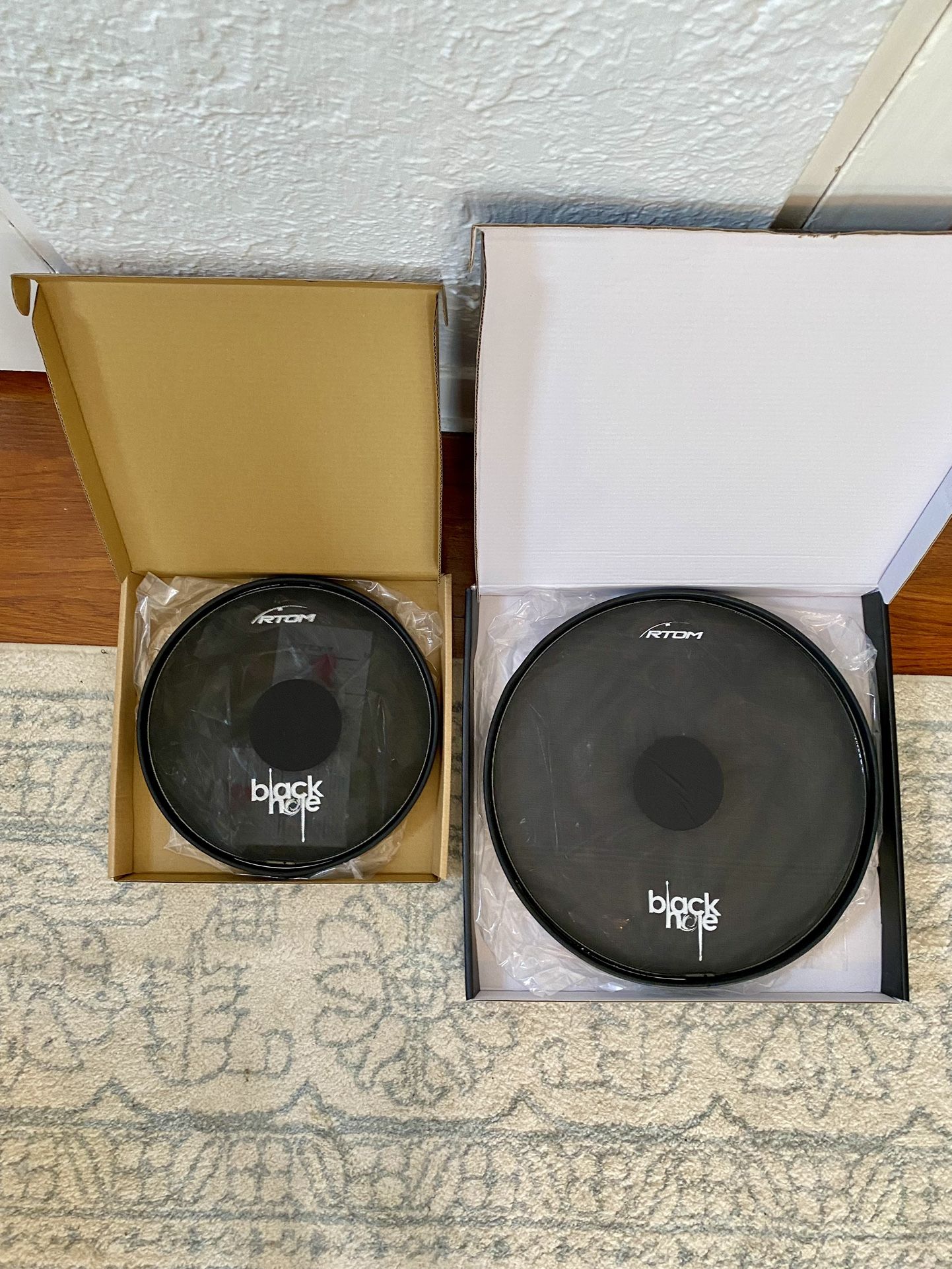 RTOM Black Hole Drum Heads