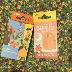 Yoto Cards - 5 Min Sleepy Time Stories And Pixar Set
