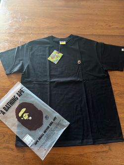A Bathing Ape BAPE Black Tee with Tags