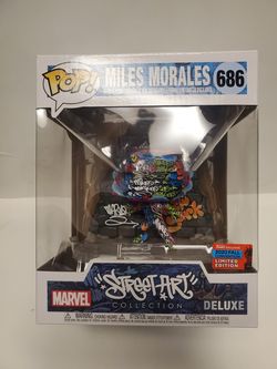Funko Pop NYCC Miles Morales street art
