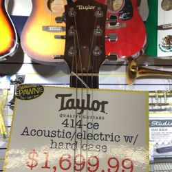 Taylor Acoustic/ Electric Guitar 