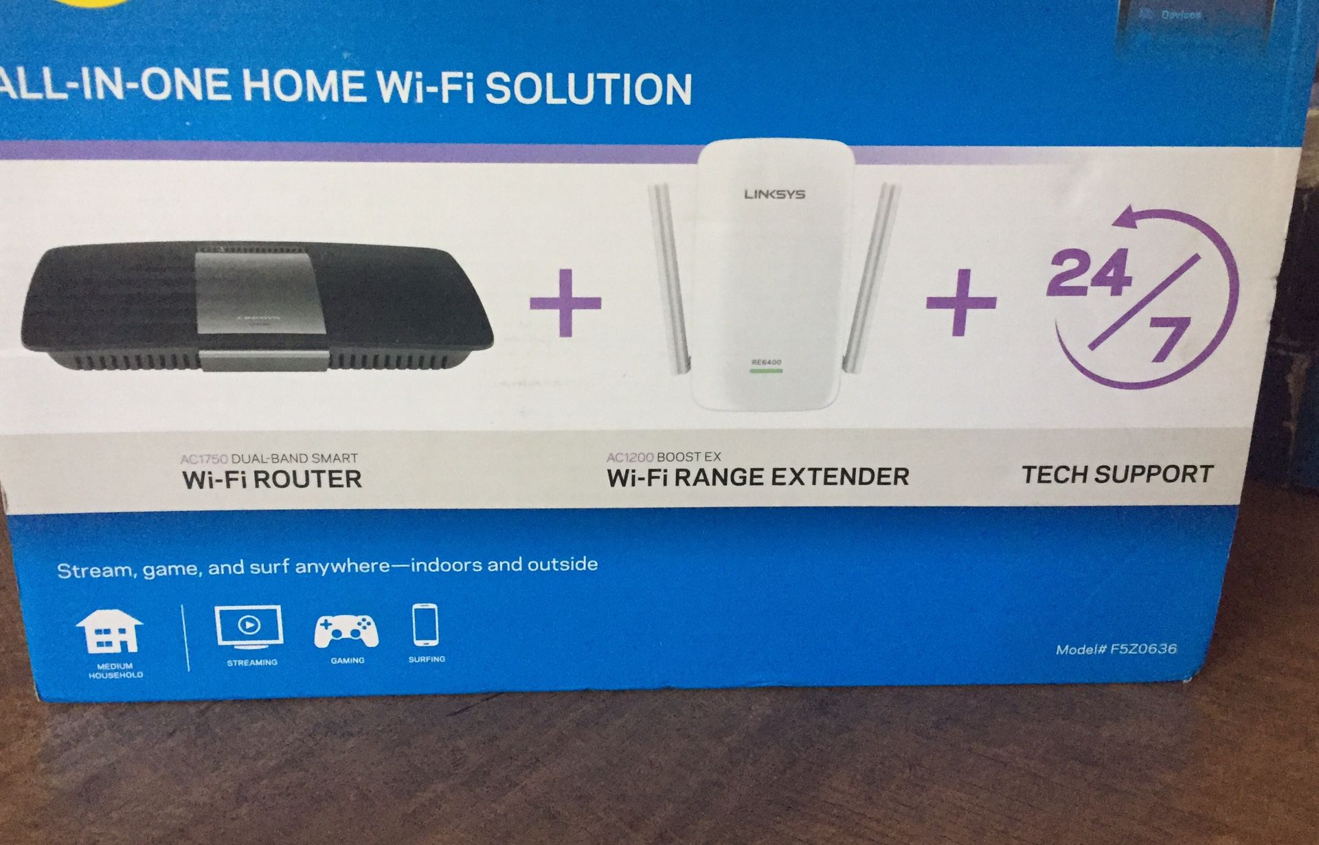 All in one WiFi router and range extender