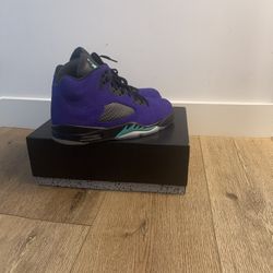 Jordan 5 Grape , Size 10 Men , Use 1once $220 