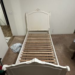 Twin Bed Frame + Mattress