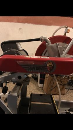 Saw devil concrete saw