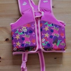Kids Life Jacket 3-4 Years.... Salva Vidas De Niña 3-4 Años
