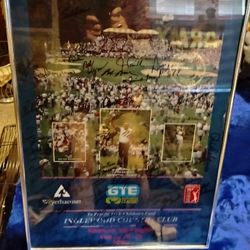 GTE NORTHWEST CLASSIC 20+ Signatures In Frame 