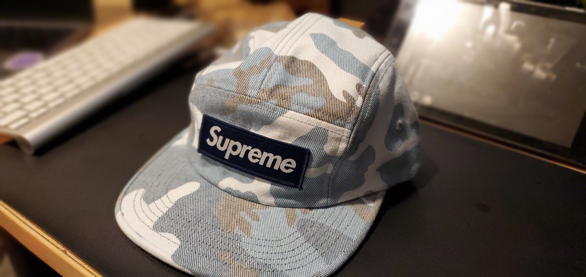 Supreme - Washed Out Camo Camp (Blue)