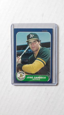 1986 Fleer Update Jose Canseco RC.